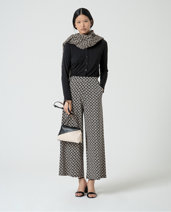 Pantalón culotte estampado - Imagen 2
