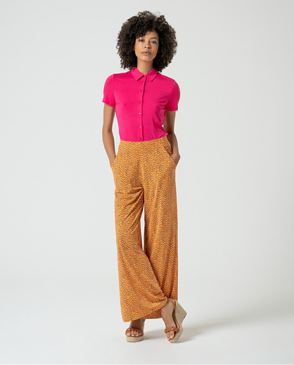 Pantalón fluido estampado