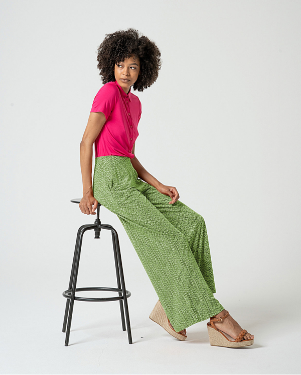 Pantalón fluido estampado - Imagen 4