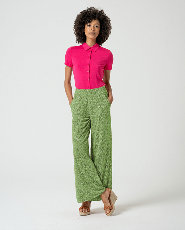 Pantalón fluido estampado - Imagen 2
