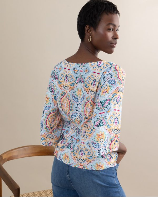 Blusa oversize estampada - Imagen 3
