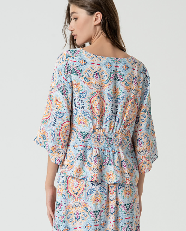 Blusa oversize estampada - Imagen 5